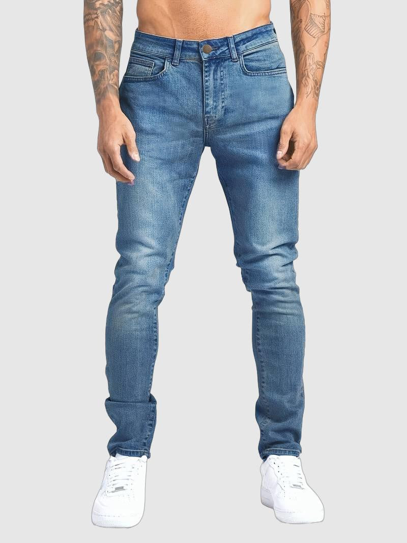 Heren Streetstyle Spijkerbroek – Slank Fit Jeans voor Casual Urban Look