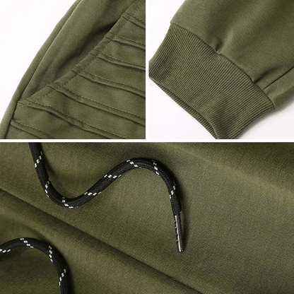 Heren Joggingbroek met Geribde Boorden – Comfortabel & Stijlvol