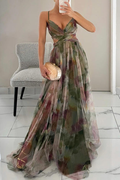 Giselle - Lange Bloemenjurk voor Dames