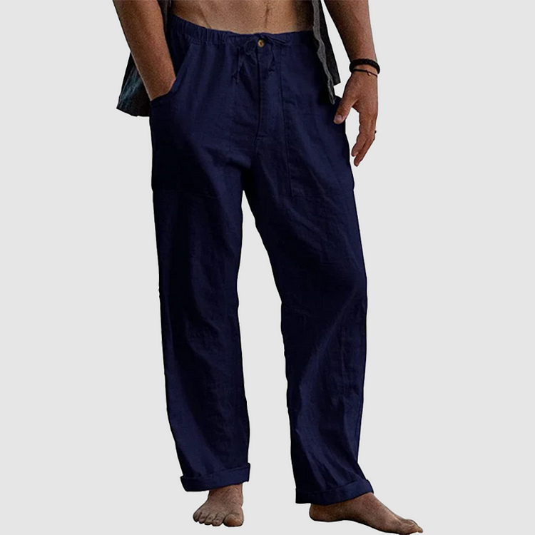 Marx – Casual Linnen Broek Voor Heren