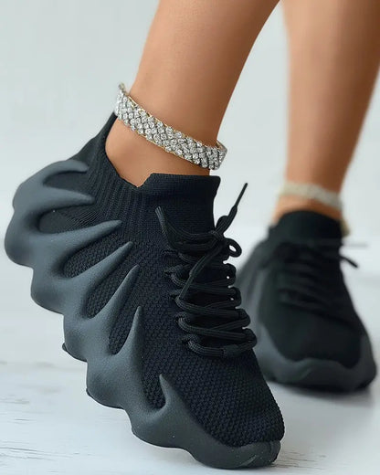 Women's Platform Sneakers with Comfort Sole