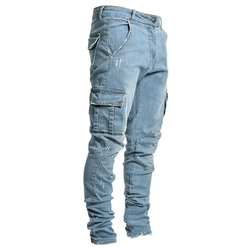 Heren Cargo Jeans met Zakken