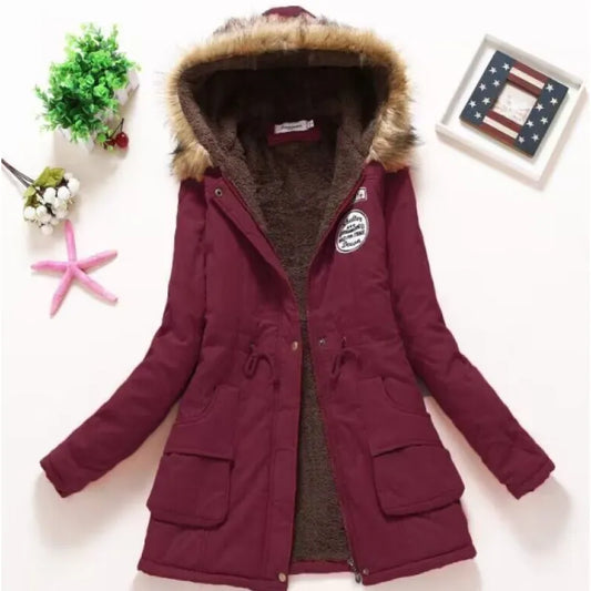 Dames Parka Winterjas met Capuchon