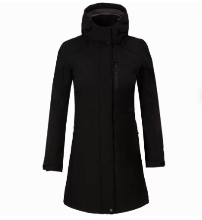 Lange Waterdichte Regenjas met Capuchon voor Dames – Outdoor & Comfortabel