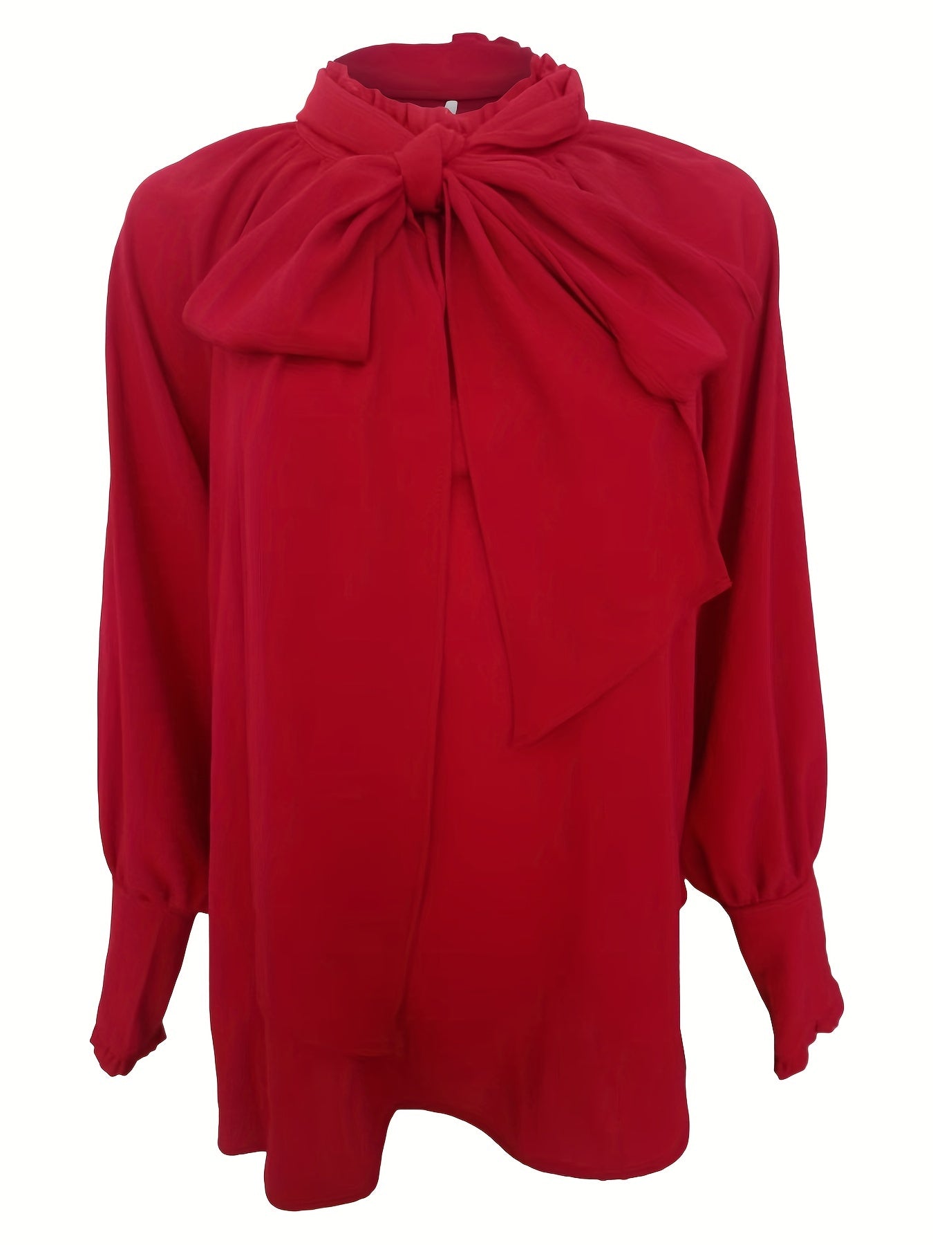 Elegante Blouse met Strik en Ruches