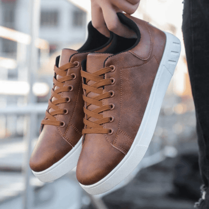Stijlvolle Leren Sneakers voor Heren – Elegant & Comfortabel Design