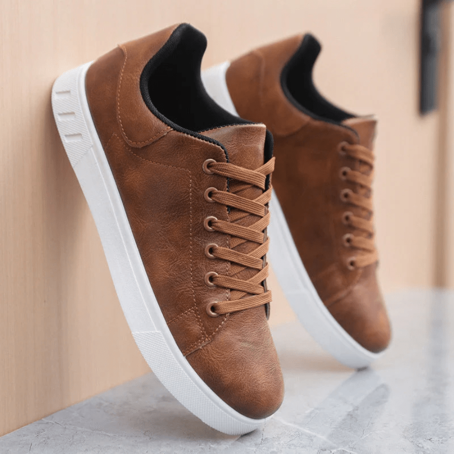 Stijlvolle Leren Sneakers voor Heren – Elegant & Comfortabel Design
