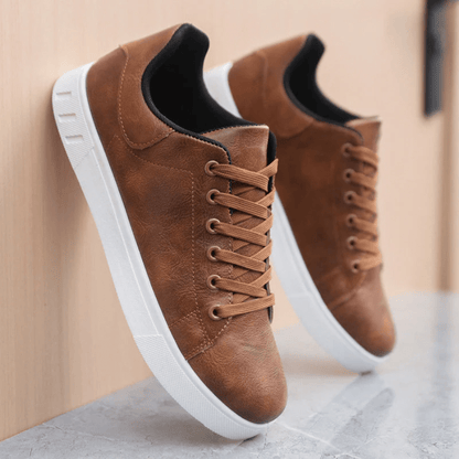 Stijlvolle Leren Sneakers voor Heren – Elegant & Comfortabel Design