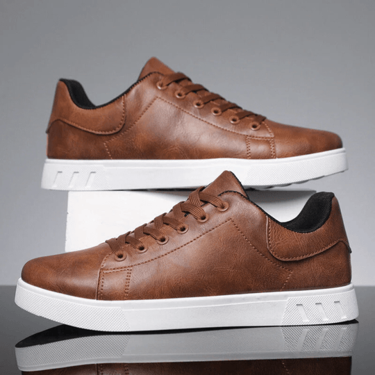 Stijlvolle Leren Sneakers voor Heren – Elegant & Comfortabel Design