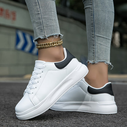 Women's Sneakers in White Leather – Timeless, Comfortable & Versatile