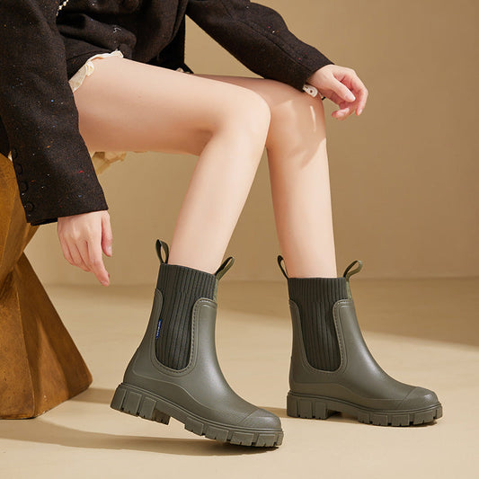 Rain boots – Waterproof with Anti-slip sole, Perfect for Rainy Weather