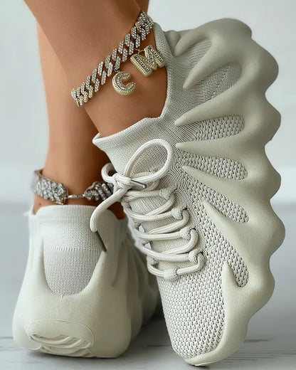 Women's Platform Sneakers with Comfort Sole