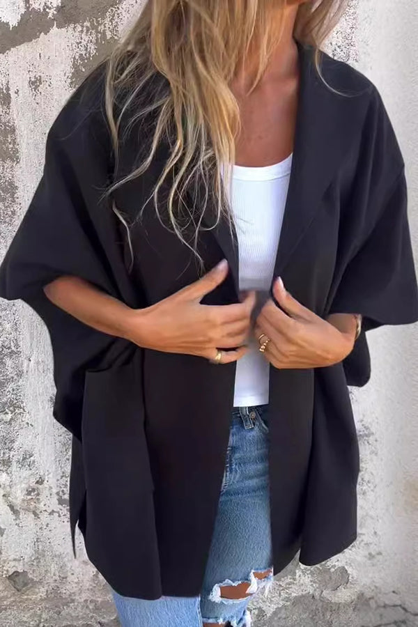 Oversized Losvallende Cape Jas Dames