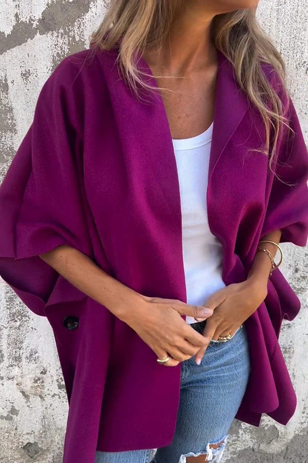 Oversized Losvallende Cape Jas Dames