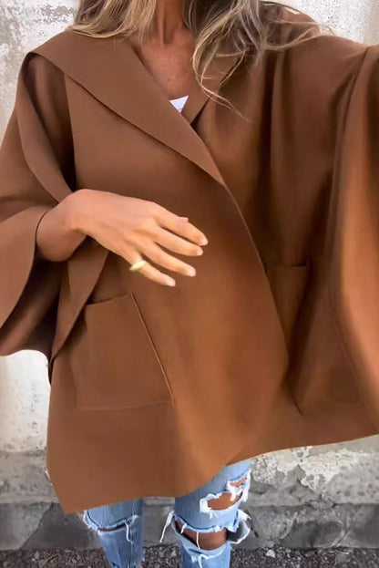 Oversized Losvallende Cape Jas Dames