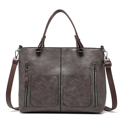 Elegant Vintage Leather Handbag for Women – Durable & Stylish