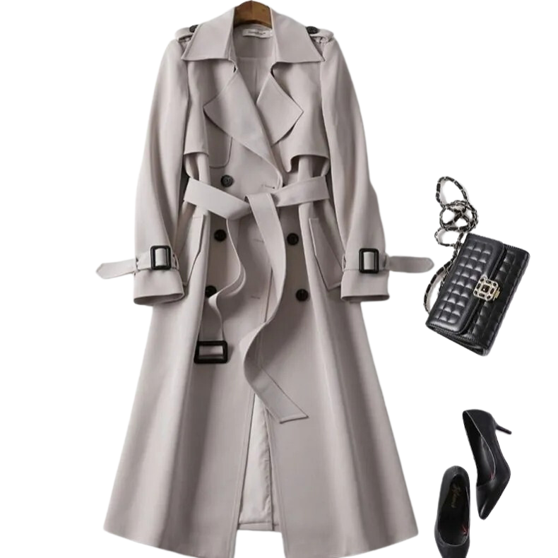 Elegante Trenchcoat voor Dames – Tijdloos, Lichtgewicht en Stijlvol