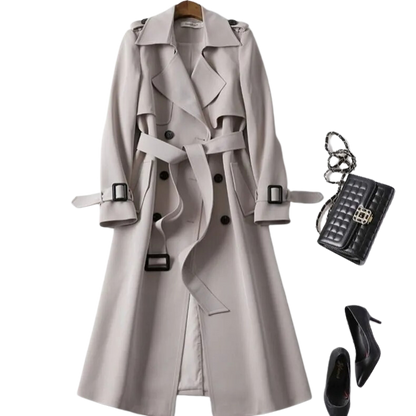 Elegante Trenchcoat voor Dames – Tijdloos, Lichtgewicht en Stijlvol