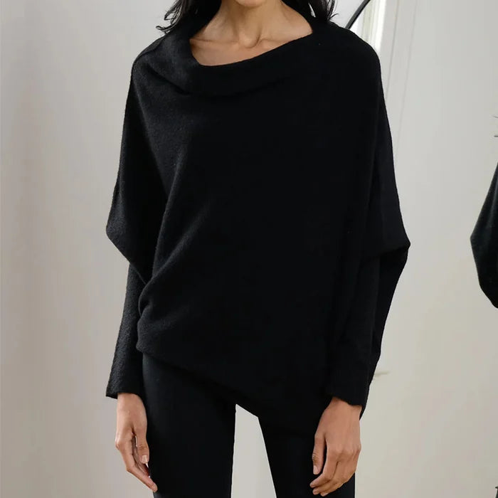 Asymmetrische Off-Shoulder Gebreide Trui