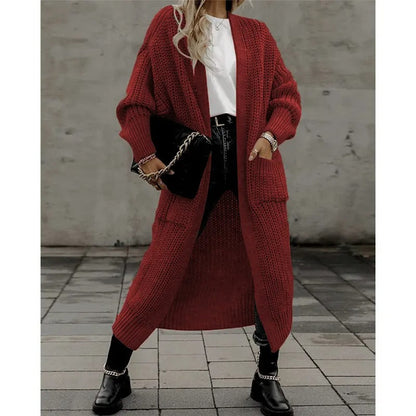 Casual Gebreid Vest met Zakken – Dames