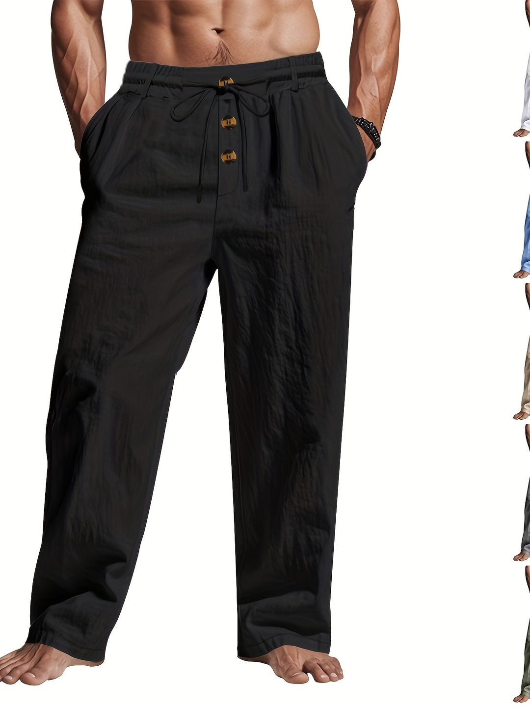 Aveno Linen Pants | Relaxed Fit & Comfort