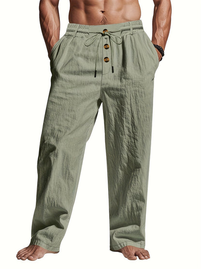 Aveno Linen Pants | Relaxed Fit & Comfort