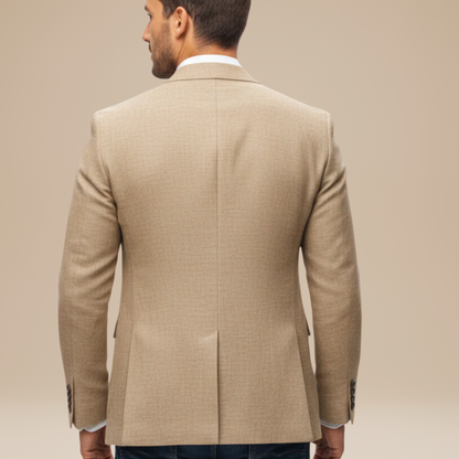 Alessio – Heren Slim Fit Blazer met Elegante Pasvorm en Klassieke Revers