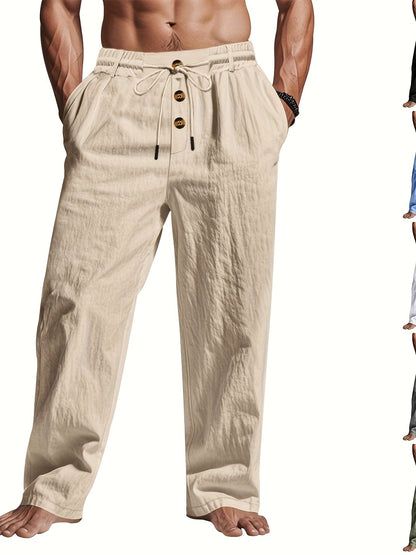 Aveno Linen Pants | Relaxed Fit & Comfort