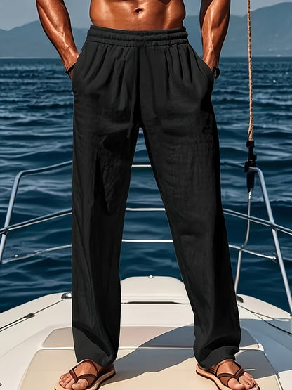 Men's Linen Pants | Breathable Material & Relaxed Fit