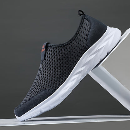 Men's Slip-on Sneakers – Breathable Mesh & Lightweight Comfort – Casual & Sporty