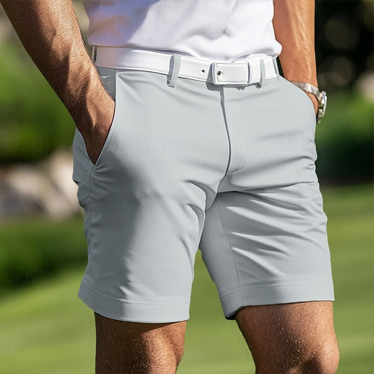 Men's Shorts – Slim Fit Casual Shorts with Stretch – Summer & Golf