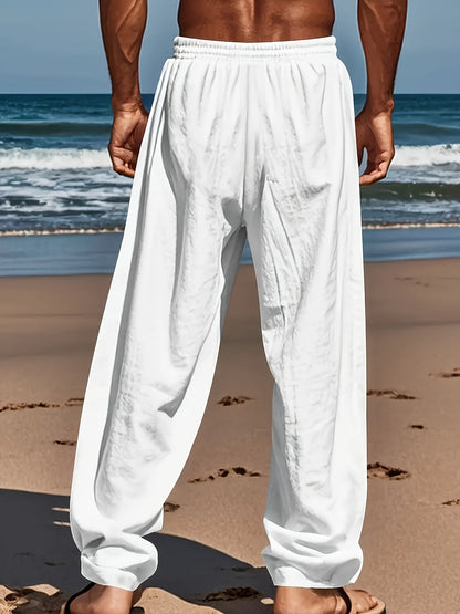 Men's Linen Pants | Breathable Material & Relaxed Fit
