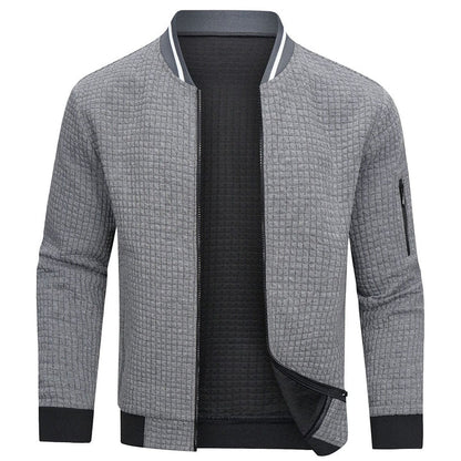 Konstantin – Casual Minimalistische Warme Jas Voor Heren-Herenjas > Casual jas > Minimalistische jas-Myna Mode-Grijs-S-Myna Mode