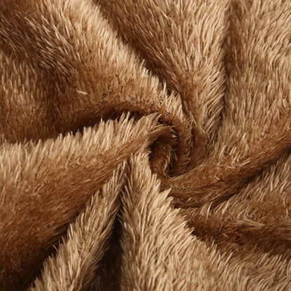 Heren geruite jas met fleecevoering en kraag