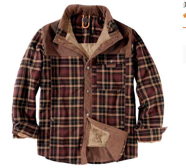Men's Lumberjack Jacket – Warm, Weather-resistant, Outdoor Style in Rood, Groen or Blauw