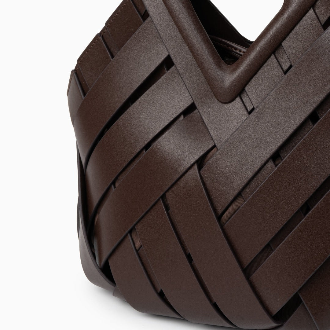 Gevlochten Leren Handtas – Voor Casual en Formele Outfits