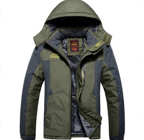 Waterdichte Winddichte Parka met Fleecevoering en Capuchon – Outdoor Jas