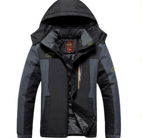 Waterdichte Winddichte Parka met Fleecevoering en Capuchon – Outdoor Jas