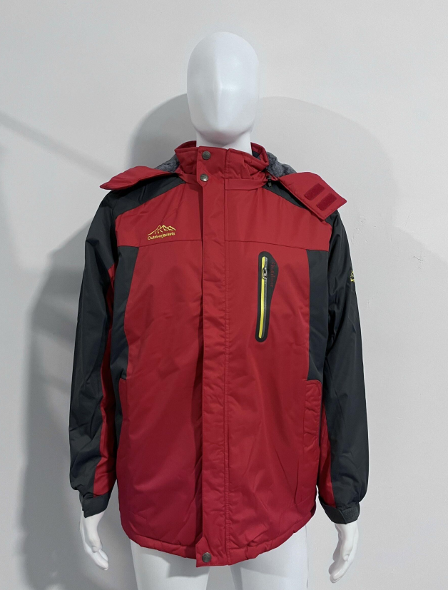 Waterdichte Winddichte Parka met Fleecevoering en Capuchon – Outdoor Jas