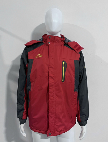 Waterdichte Winddichte Parka met Fleecevoering en Capuchon – Outdoor Jas