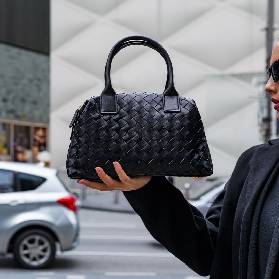 Elegante Leren Handtas – Tijdloze Stijl voor Dagelijks Gebruik