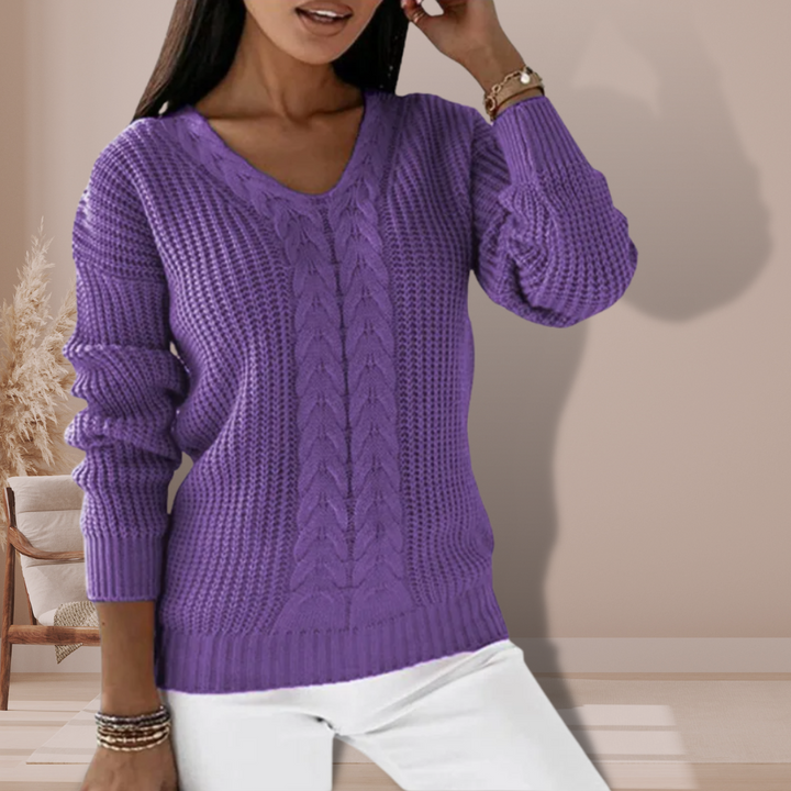 Oriana™ Scandinavian Knitted Women's Sweater