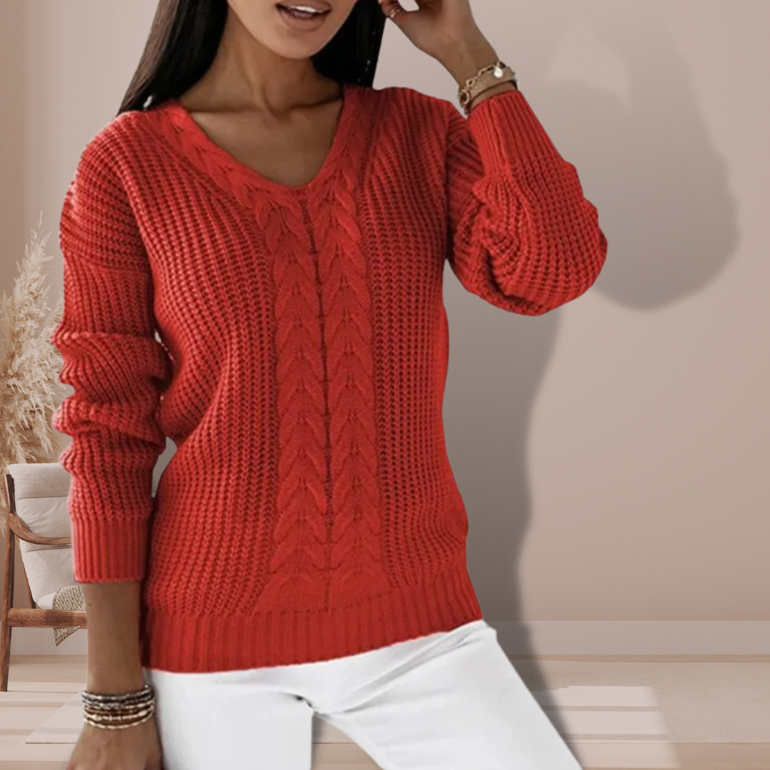 Oriana™ Scandinavian Knitted Women's Sweater