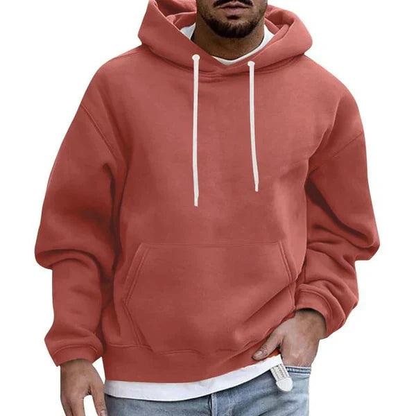 Men's Hoodie with Hood and Pockets in Comfort Fit