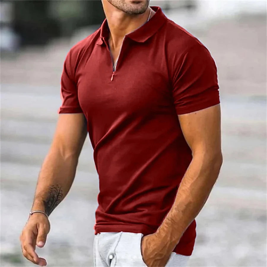 Javi - Poloshirt met Lange Mouwen voor Heren