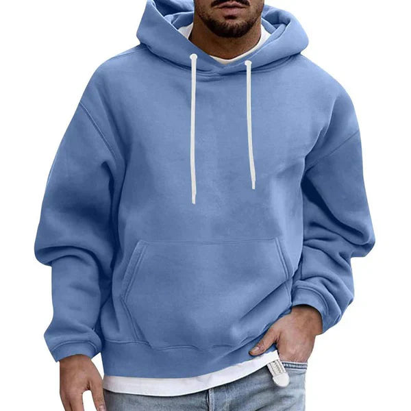Men's Hoodie with Hood and Pockets in Comfort Fit