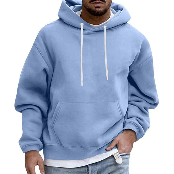 Men's Hoodie with Hood and Pockets in Comfort Fit