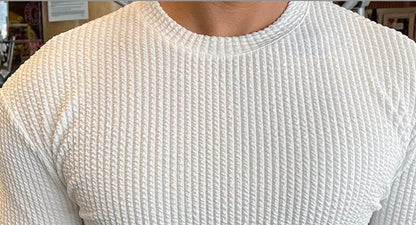 Heren Gebreide Trui met Ronde Hals – Casual American Style