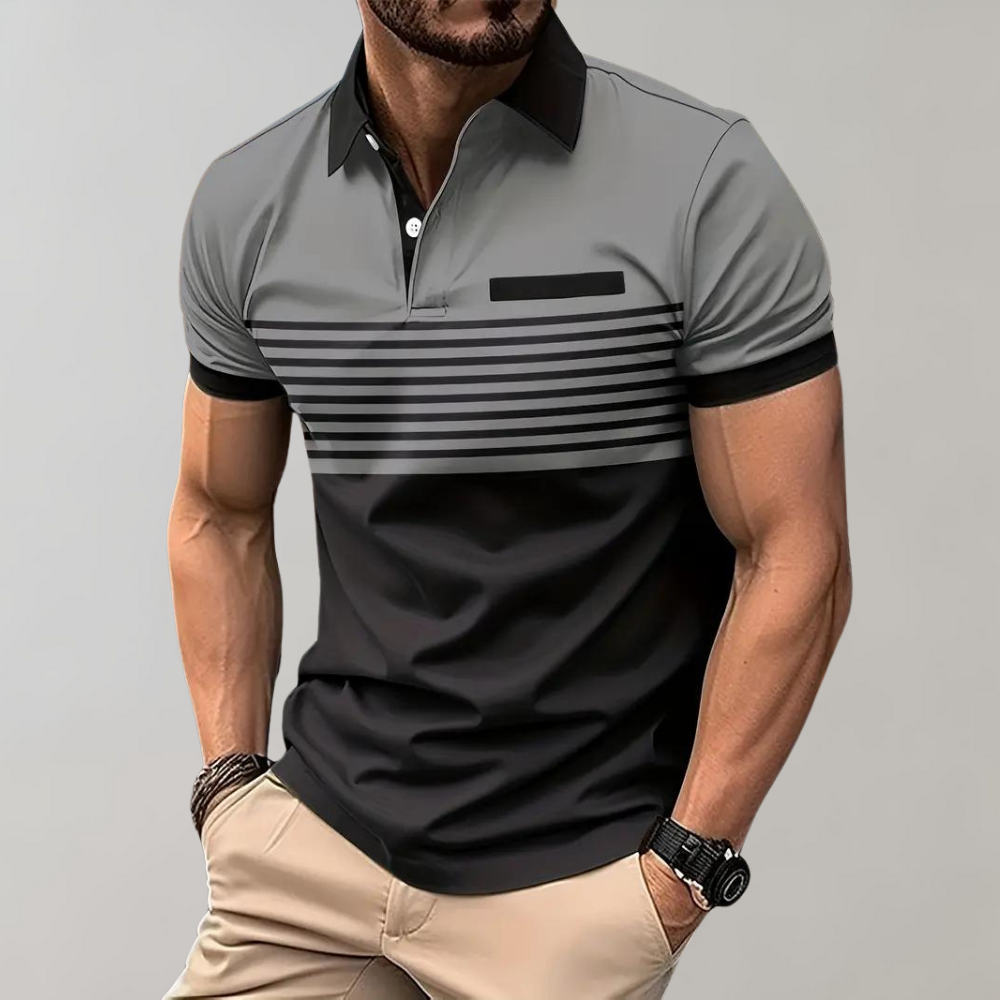 Desiderius – Moderne Zachte Zomer Poloshirt voor Heren