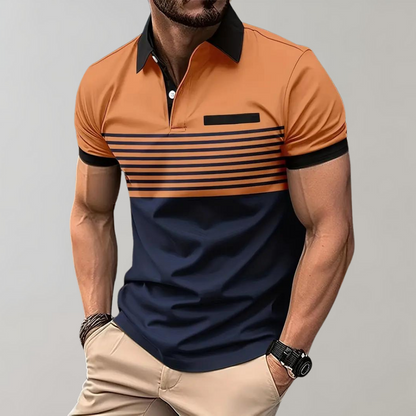Desiderius – Moderne Zachte Zomer Poloshirt voor Heren